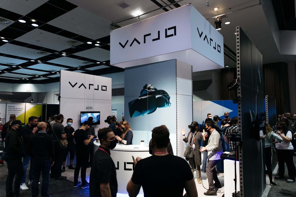 varjodotcom's tweet photo. Phenomenal first day at #AWE2021 @ARealityEvent! We’ve been delighted to see the jaw-dropped reactions to the XR-3, VR-3, and all-new Varjo #Aero. Join us on Thursday at booth #519 to experience professional-grade #XR and #VR first-hand. See you there! https://t.co/fHGHJkRwjR