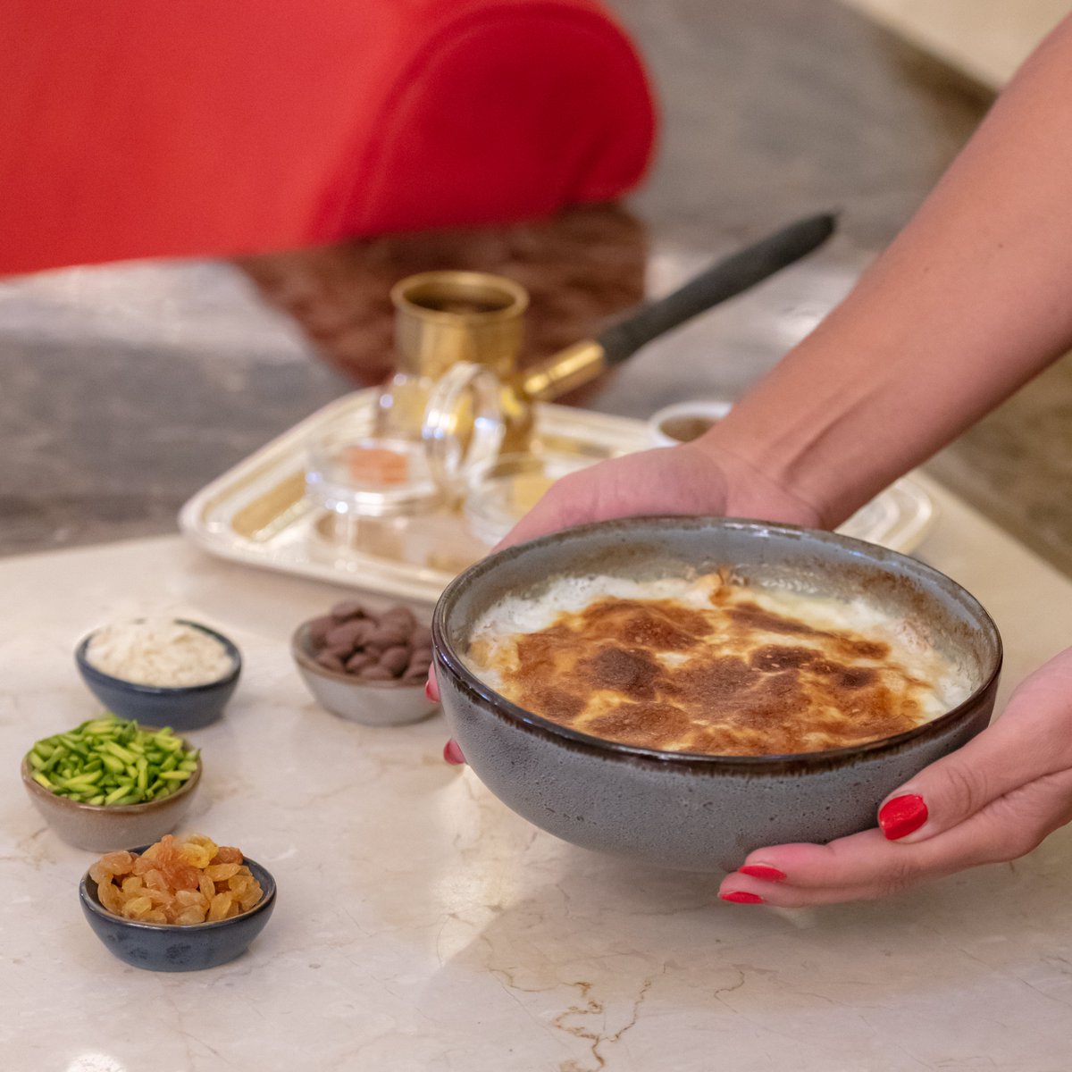 MarhabaQatar's tweet photo. Satisfy your taste buds with @Sheratondoha famous #UmmAli made with crushed puff pastry, sweetened milk pudding and with a variety of flavours to choose from paired with #Turkishcoffee.
Starting from QAR52
Daily | 8 am - 2 am
https://t.co/vThGz2HPzX https://t.co/o3YnqSszwL