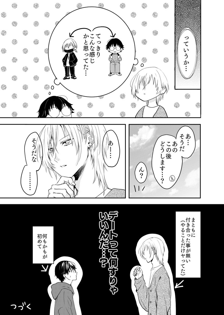 【創作BL】ヤンキーの彼氏が出来ました デート編1
#創作BL
#ヤン彼 