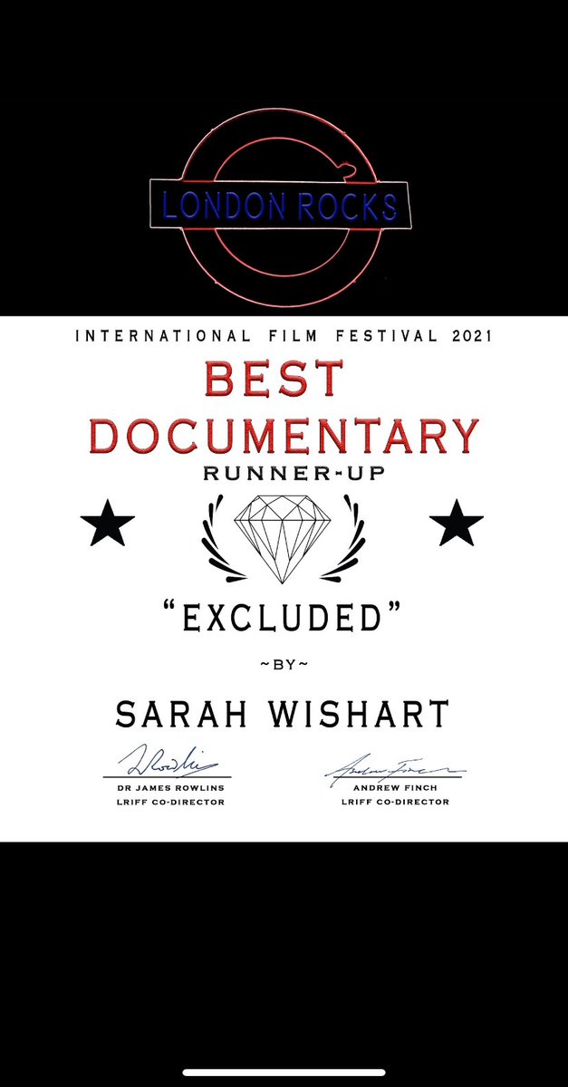 EachOtherUK's tweet photo. Really proud that our young-people led documentary #Excluded received some great news last night when it came runner up for best international documentary in the #LRIFF film festival - this is for every young person who told their story https://t.co/3g250EgAQk