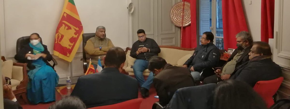 ranatungaPR's tweet photo. The Representatve Meeting of The Sri lanka People's Alliance Branch in France https://t.co/M8zc8tY8Up