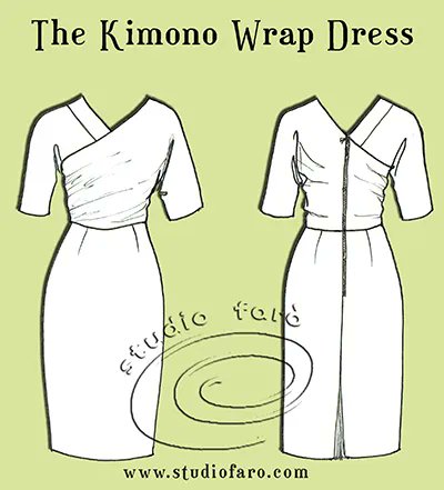 studiofaro's tweet photo. Studio Faro | The Kimono Wrap Dress https://t.co/luG3EfKaTa #wellsuitedblog #patternpuzzles #creativepatternmaking #sewingpatterns #vintagepatterns #PDFsewingpatterns #digitalgarmentblocks #plussize #studiofaro #patternmakinginstructions #patternmaking https://t.co/SKyanTSKKe