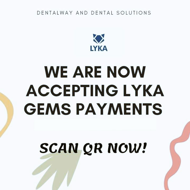 dentalway09's tweet photo. Good news patients! 

Dentalway and Dental Solutions branches are now accepting cashless payments

• LYKA APP

Enjoy the quick and easy cashless payments

SCAN QR NOW! 🙂 https://t.co/BTnFrbamik
