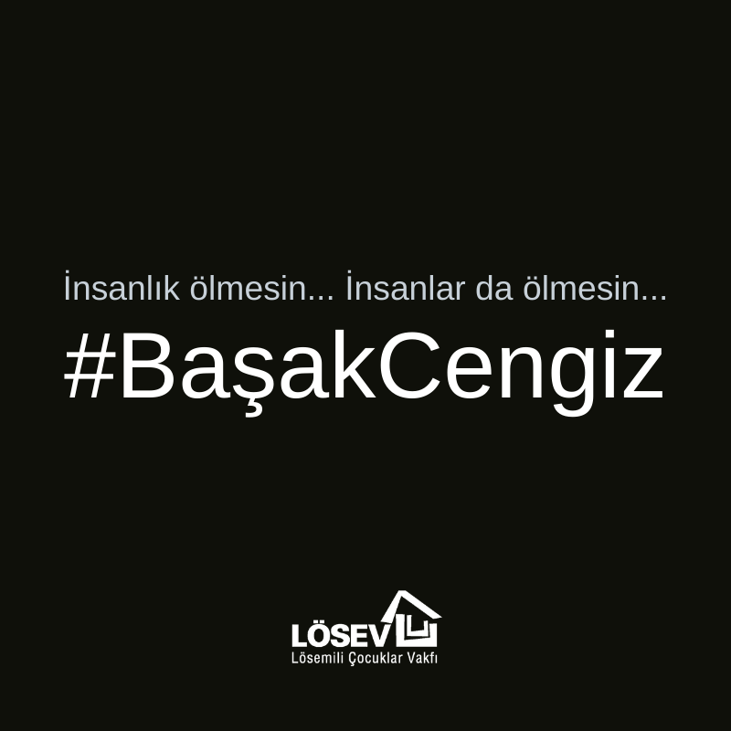 İnsanlık ölmesin... İnsanlar da ölmesin... 
#BaşakCengiz
