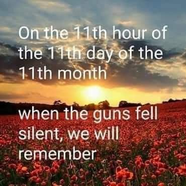 At the going down of the sun, and in the morning, we will remember them.