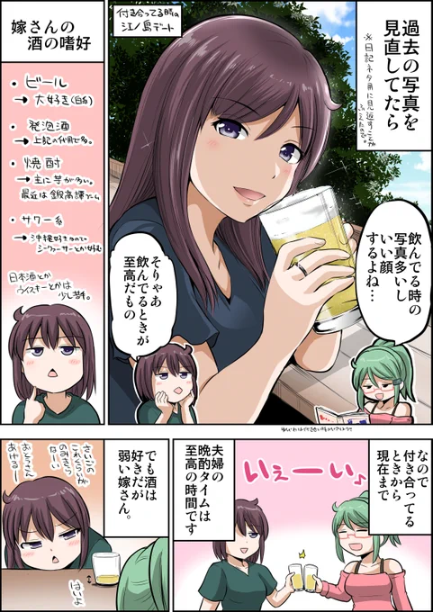 嫁さんとお酒の話 