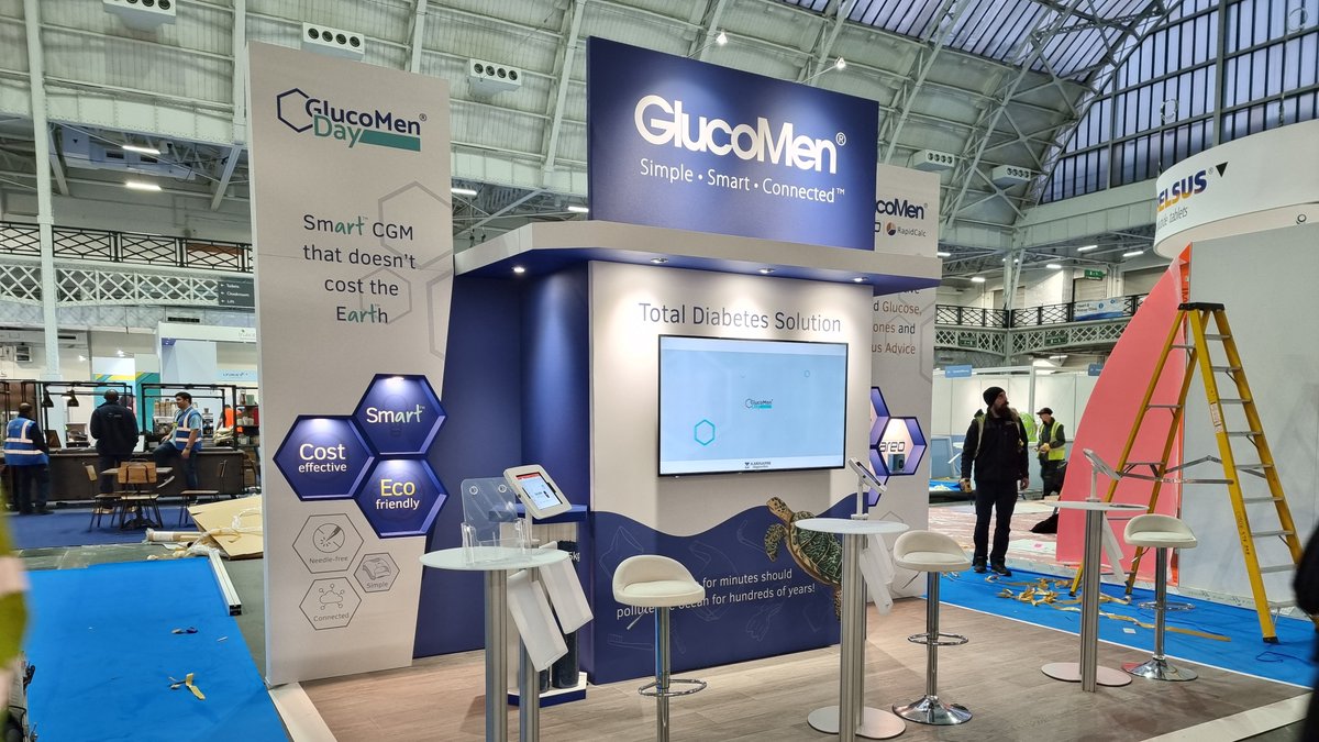 MxLltd's tweet photo. Stand build this week for @GlucoMen at the @diabetespc held at @olympia_london . A must-attend event for anyone involved in the prevention, treatment and management of diabetes.
#events #exhibitions #standbuild #standcontractor #branding https://t.co/NuruGUEnAh