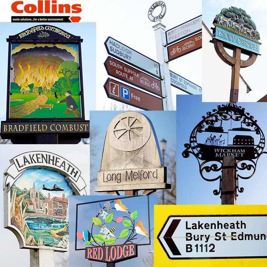 #skiphire #ipswich #suffolk #eastanglia #essex

🚩Stunning village signs showing a few of the Collins Skip Hire operating areas. Call 01473 327596 for more info.