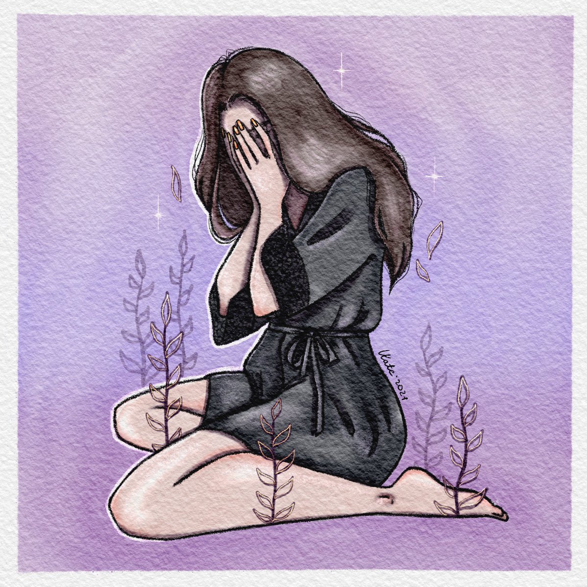 lkate_art's tweet photo. Some personal emotional drawing from July, 2021. 

#art #artist #DigitalArtist #digitaldrawing #ArtistOnTwitter https://t.co/DA19fc74aS