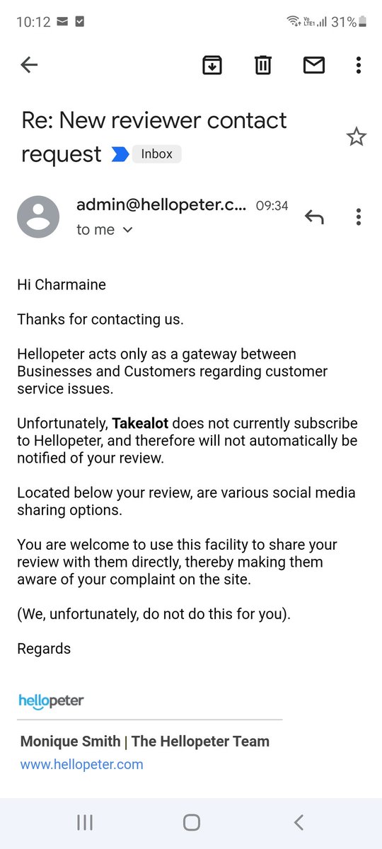 CharmsYoung's tweet photo. Why am I not surprised? @TAKEALOT clearly does not care about customer services or generating long lasting relationships with their consumers. You might as well change your terms to #noRETURNnoEXCHANGEpolicy Disgusted with your lack of service, transparency &amp; customer care. https://t.co/w7h0PBgdn8