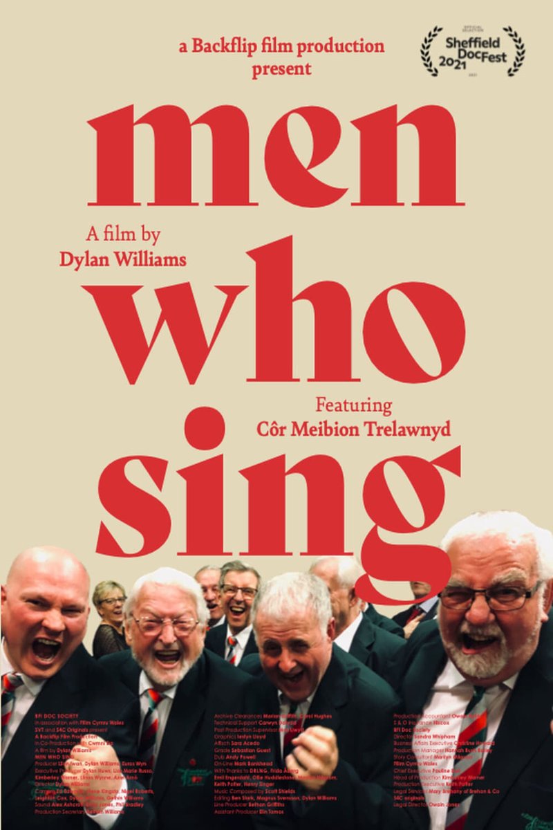 StoryhouseLive's tweet photo. A humorous and melancholic documentary, MEN WHO SING follows accomplished North East Wales Male Voice Choir @TrelawnydMVC as they prepare to compete for the first time in twenty years. 🎼🏴󠁧󠁢󠁷󠁬󠁳󠁿

📅 Sat 13 &amp; Tue 16 Nov.

🎟️ https://t.co/A3Zqyjrvs3

#MenWhoSing @DartmouthFilms https://t.co/pmIXhnoVai