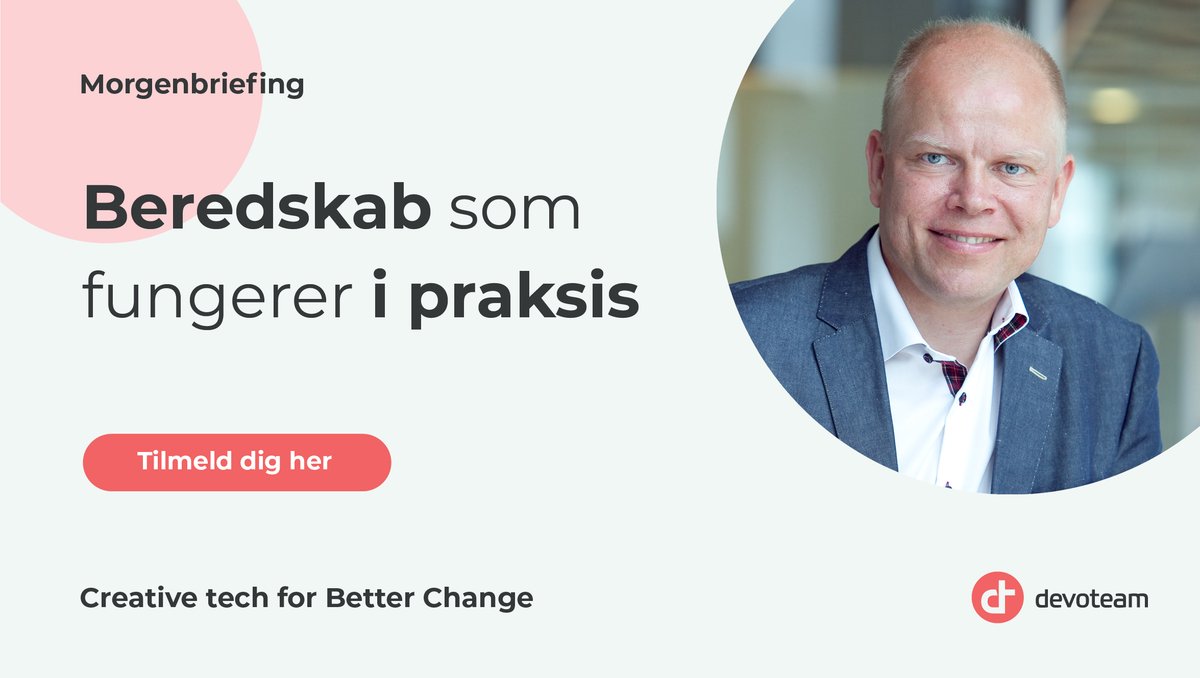 Lyt med i næste uge, hvor vores ekspert <a href="/fhelweglarsen/">Frederik Helweg</a>  giver tips til at få risikostyring til at fungere, uden at det bliver for tungt og teoretisk. 
dk.devoteam.com/arrangementer/…