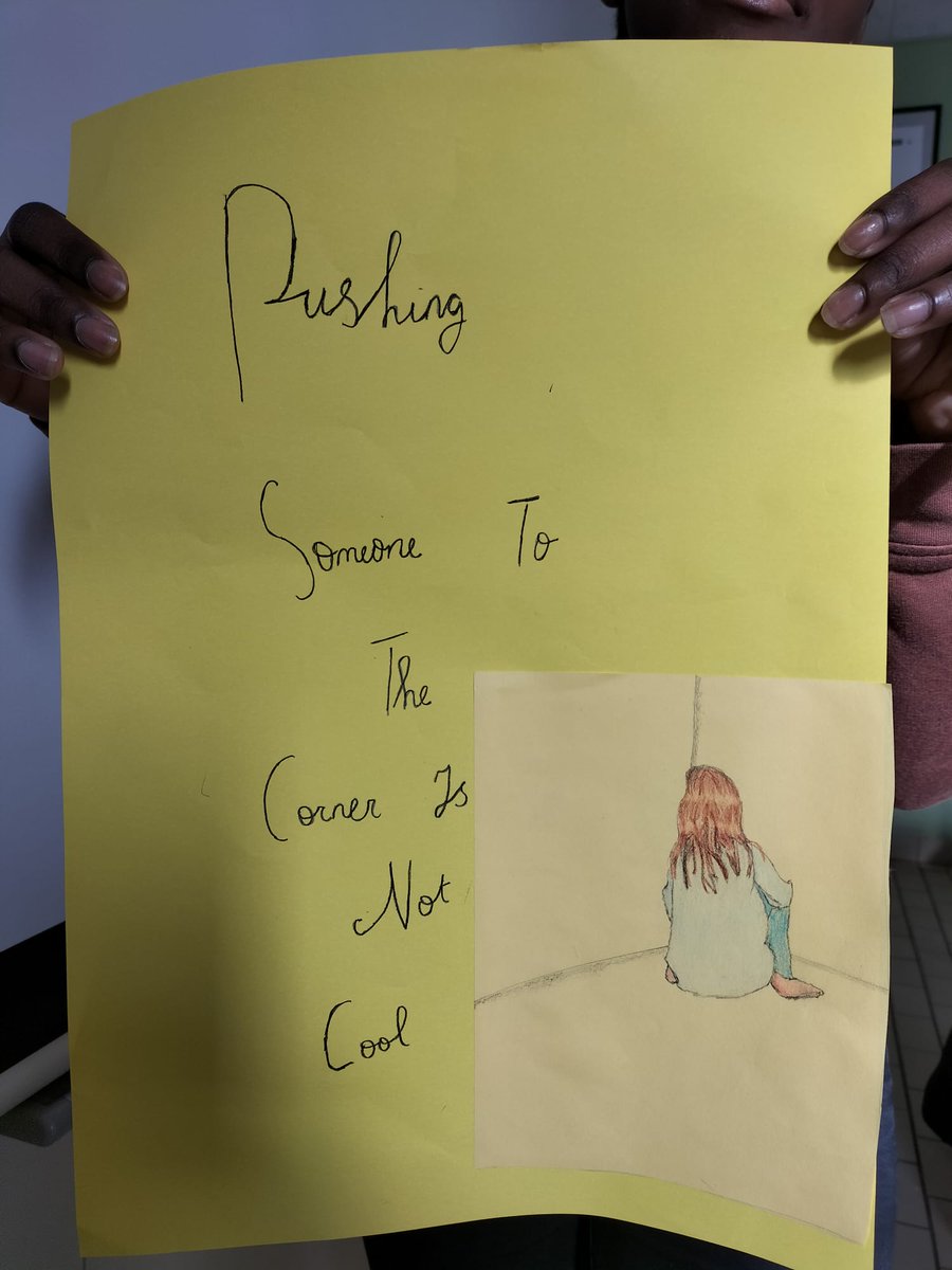 AtheneumMXM's tweet image. 2B ontwerpt een sensibiliseringscampagne tegen pesten. #samenlerensamenleven #fieroponsGO @GO_onderwijs @GOinAntwerpen