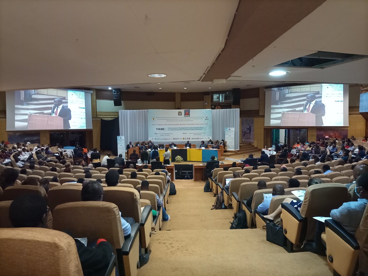 buguzi's tweet photo. Progress is being made. For 3 years in a row, @muhimbiliuniver has organised the National Non Communicable Diseases Scientific Conference

Today In Arusha

Researchers are presenting scientific evidence on NCDs;care, treatment &amp; related diseases 
LIVE:
 https://t.co/0ImLuBmYmw https://t.co/HbtBroud59