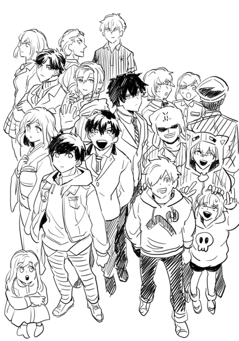 オリキャラと日常ロックのキャラ集合させた😆みんな愛着があるー😭
リアムさんを探せ🔎 