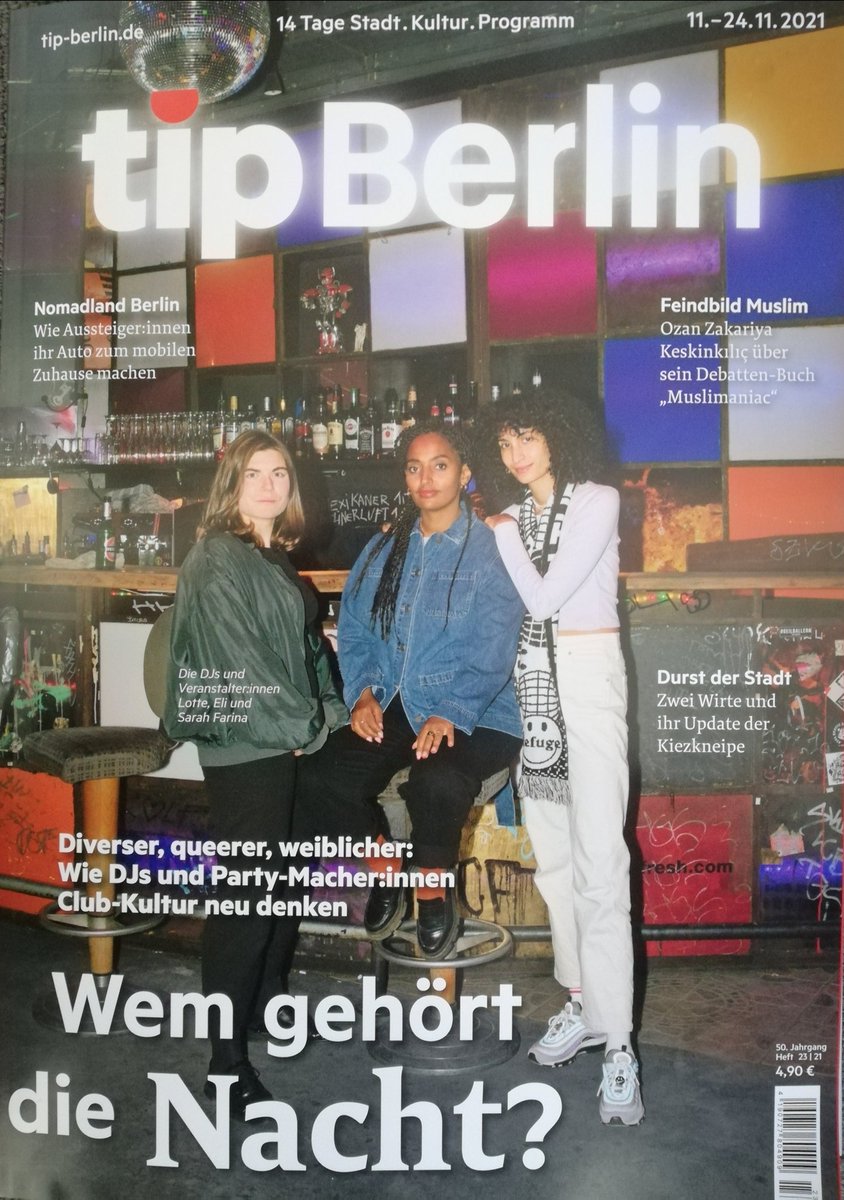 _jlorenz's tweet image. Cin cin. Wer bei den gruseligen Inzidenzen gerade paar gute Idee und Utopien vertragen kann: Für den neuen @tip_Berlin haben wir mit Leuten gesprochen, die Clubkultur langfristig solidarischer, sicherer, vielfältiger gestalten wollen. Macht Hoffnung, auch so für's große Ganze.