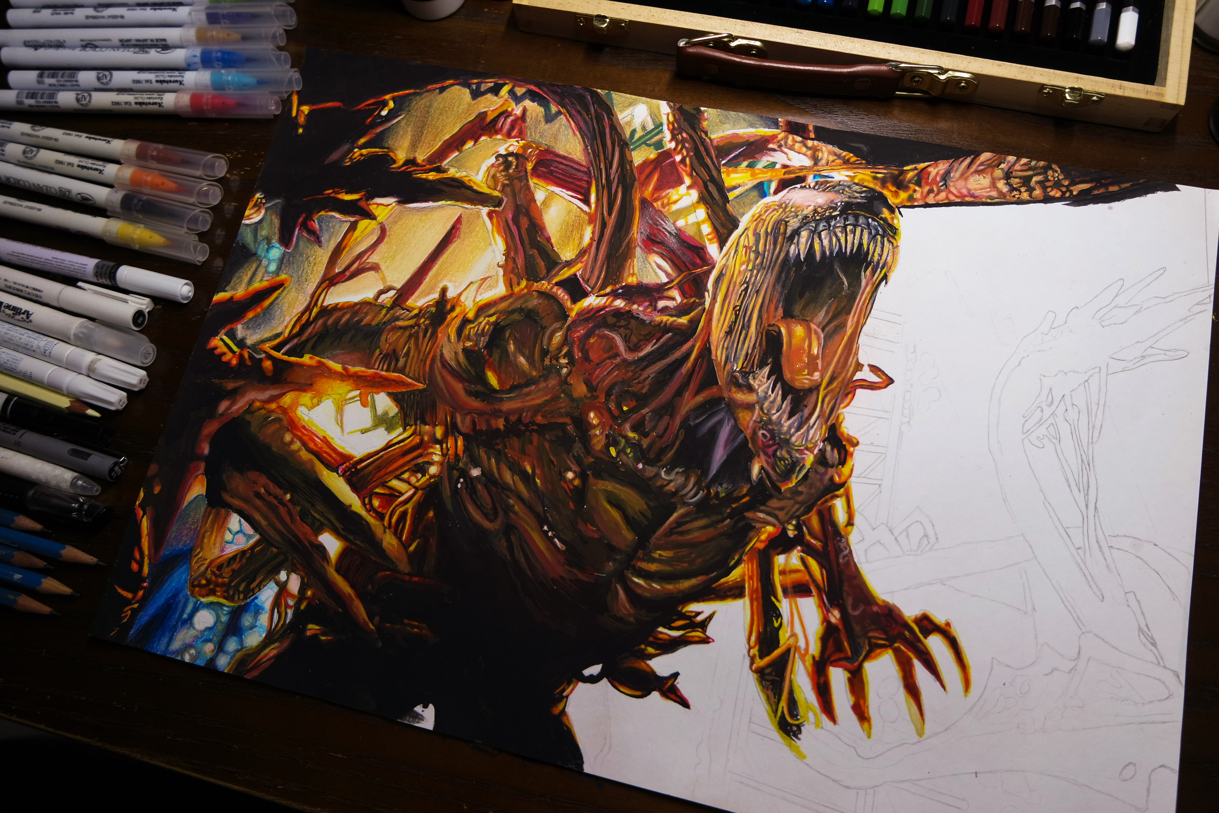 Carnage drawing best sale