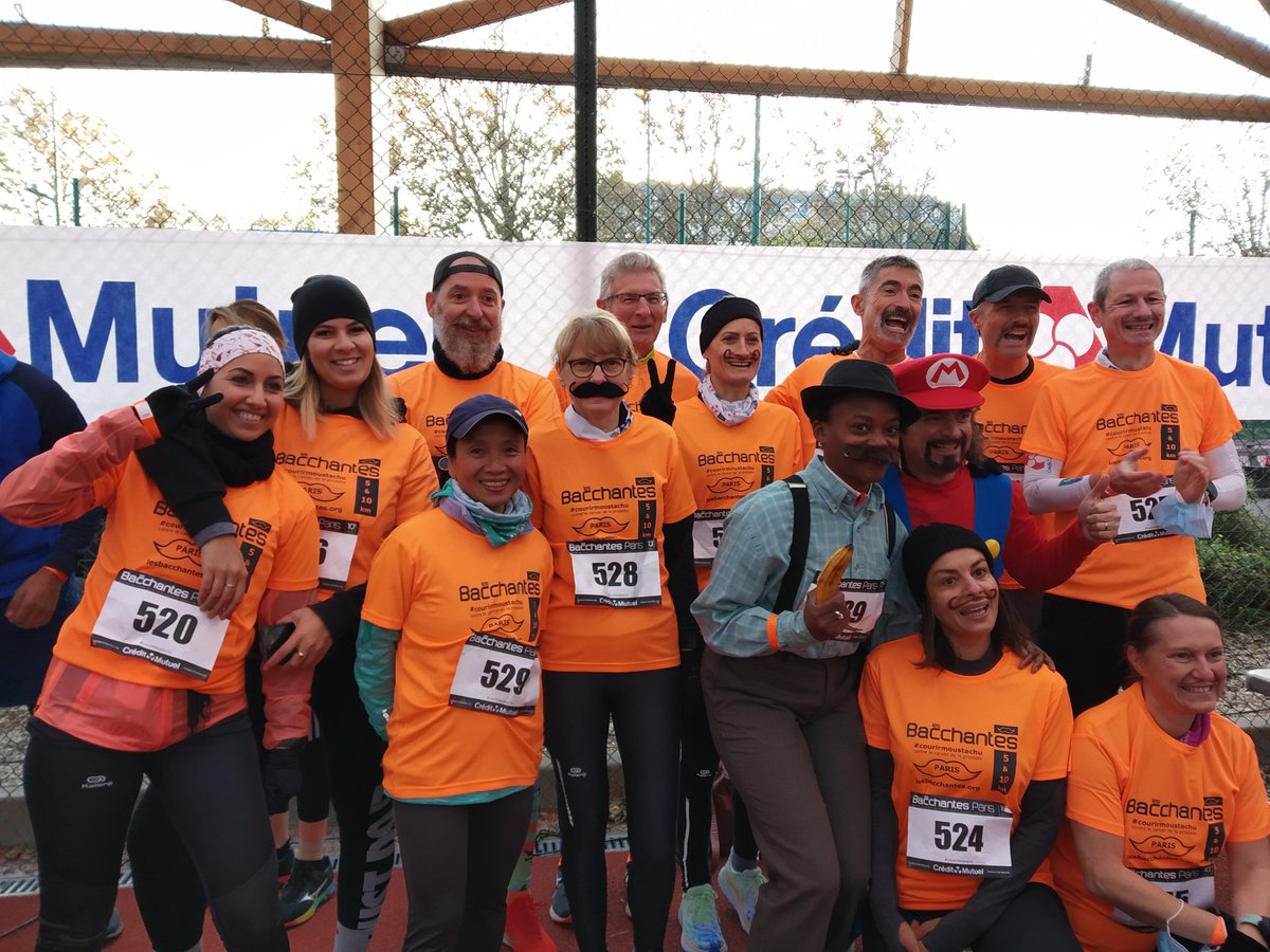Toujours engagés ! l'équipe <a href="/run_et/">Run'In Crédit Mutuel et CIC</a>  et les salariés <a href="/CreditMutuel/">Crédit Mutuel</a> Île-de-France participent à une course pas sérieuse mais pour une cause sérieuse @lesbacchantes Paris
<a href="/CreditMutuel/">Crédit Mutuel</a> Île-de-France partenaire
#solidarité
#Movember2021