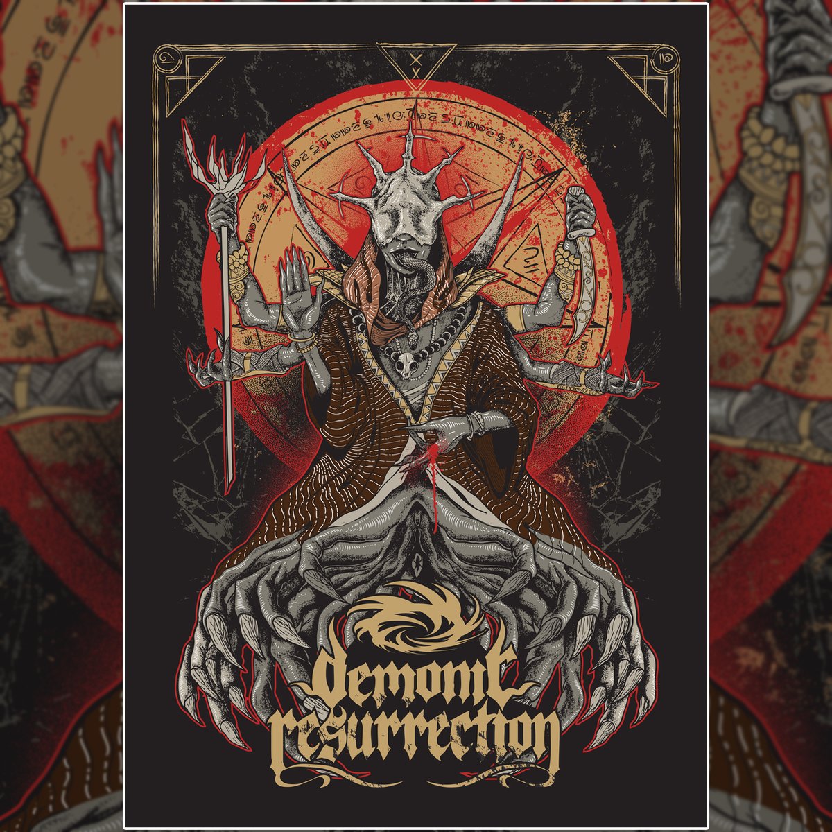 DemonicTweets's tweet photo. Super epic print was designed by #AcidToad for our 20th Anniversary. If you had to describe this artwork in 3 words or less, what would you call it? 

International Store (Worldwide Shipping): https://t.co/jAoDdVUz7L
India Store: https://t.co/b2pqYIhg2O

Cheers &amp; Stay Demonic!!! https://t.co/ZcXT98yu4B