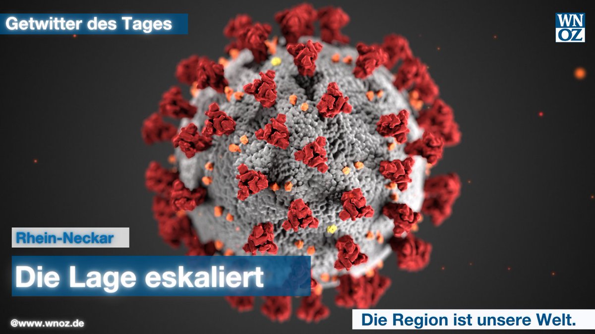 331 Neuinfektionen im Rhein-Neckar-Kreis binnen 24 Stunden, davon in Weinheim 37. Mehr als 50.000 Infektionen in ganz Deutschland. Corona hat uns wieder fest im Griff. #wnoz bit.ly/3qwn39x