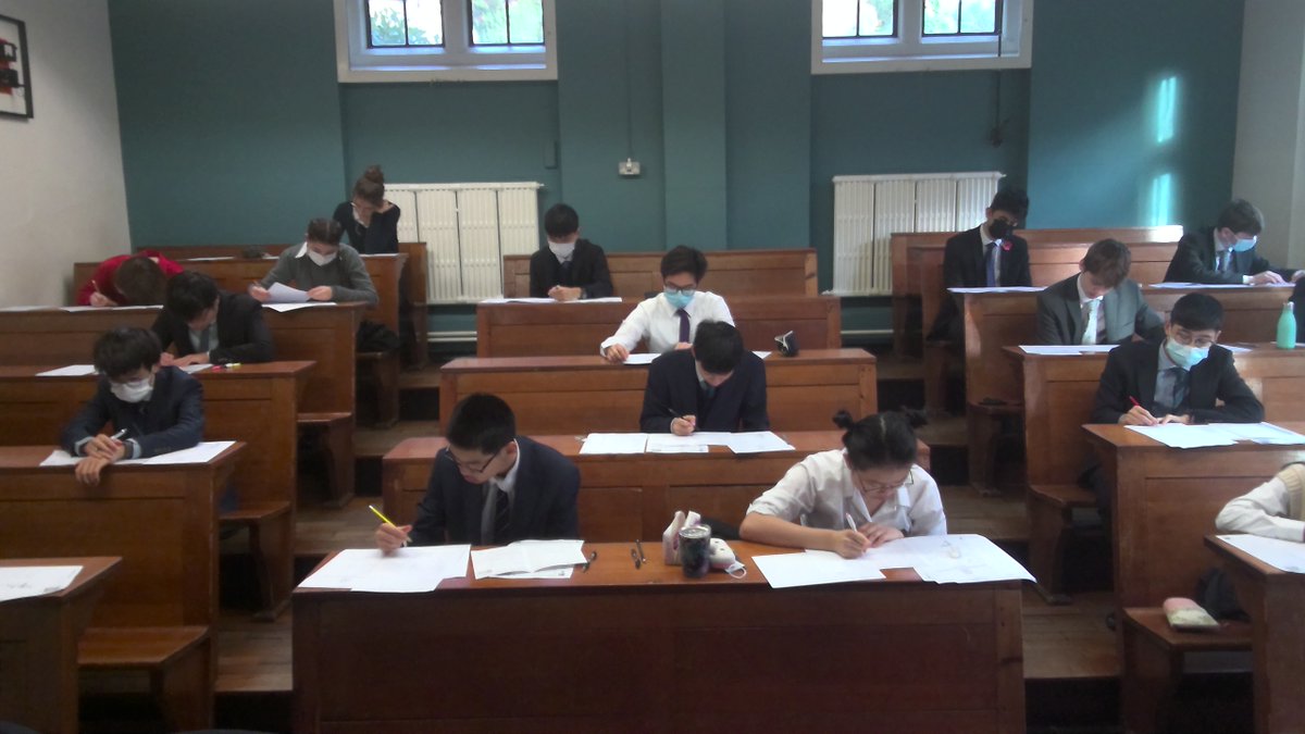 KWS_maths's tweet photo. Is there anything more satisfying than the silent scribbling of the #SMC? Good luck to all our year 12 and 13 students in this year's #UKMT Senior Mathematics Challenge #MathsWeekEngland https://t.co/MZpSBKXehm