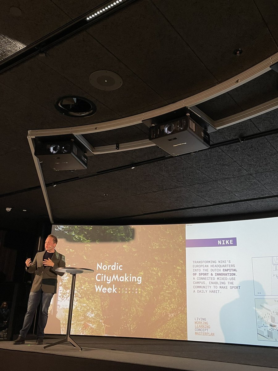 NCitymaking's tweet photo. @JorickBeijer from @blossity talking about combining talent, urbanism and investments to create competitive and inclusive urban spaces:

Continues below⬇️

#ncmturku #ncm #nordiccitymaking #turku https://t.co/pvJAv1Kbyc