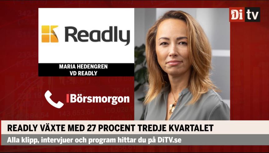 MHedengren's tweet photo. In case you missed the interview with @dagensindustri  this morning 👉 https://t.co/00RONOEgaQ $READ #Readly https://t.co/ANO9Ip8bh8