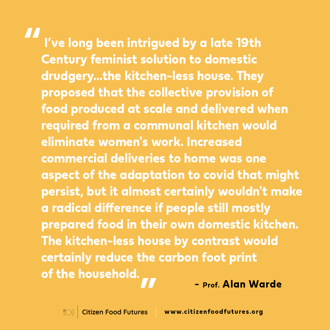 Would you be willing to live in a kitchen-less house?

#citizenfoodfutures #Manchester #ESRCFestival #socialscience