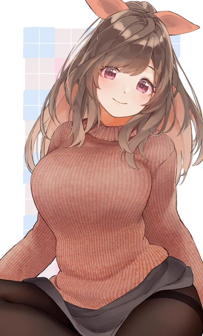 #縦セタの日 ふわふわでぬくか〜な縦セタ恋鐘pic 