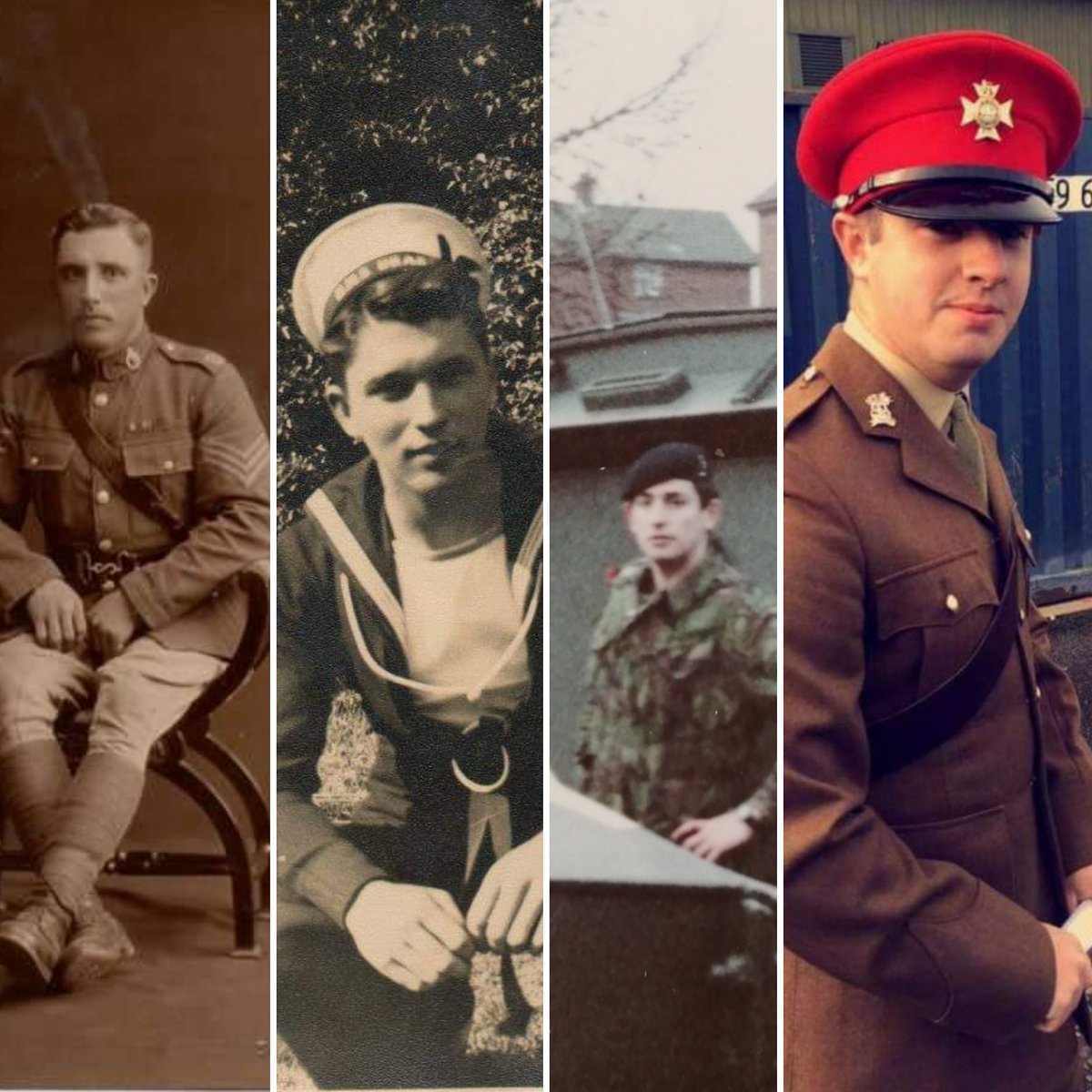 Equalrich's tweet photo. 1100hrs on the 11th day of the 11th month, Lest We Forget #armisticeday #militarymen #4generations #RSigs #RoyalNavy #LestWeForget #LightDragoons #WeWillRememberThem https://t.co/CHejsuQRga