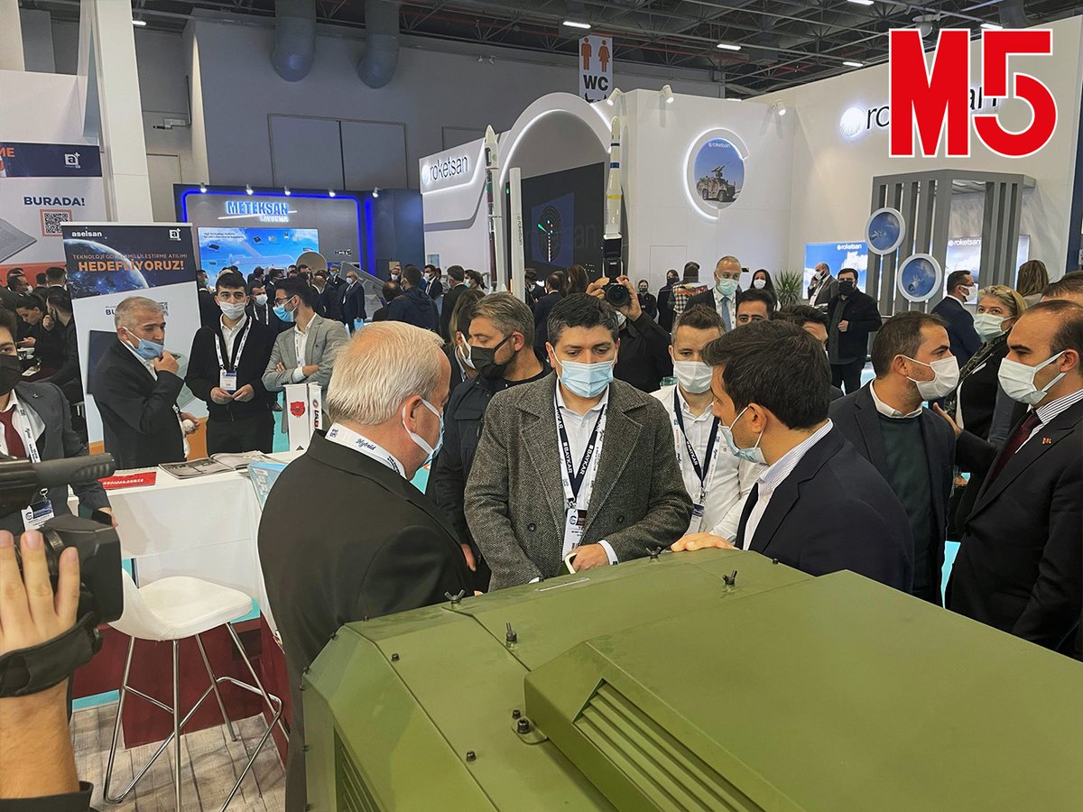 M5Dergi's tweet photo. #SAHAEXPO2021 Savunma Havacılık ve Uzay Sanayi Fuarı 2. gününde tüm heyecanıyla devam ediyor. 

Tüm katılımcıları 5. koridordaki 5N-23 numaralı standımıza bekliyoruz.
@SahaExpo #M5Dergi https://t.co/VvFRz8LaoH