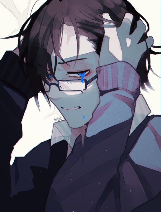 ラクガキ白髪男子 カシバ ジョイネットのイラスト ラクガキ白髪男子 カシバ ジョイネットのイラスト