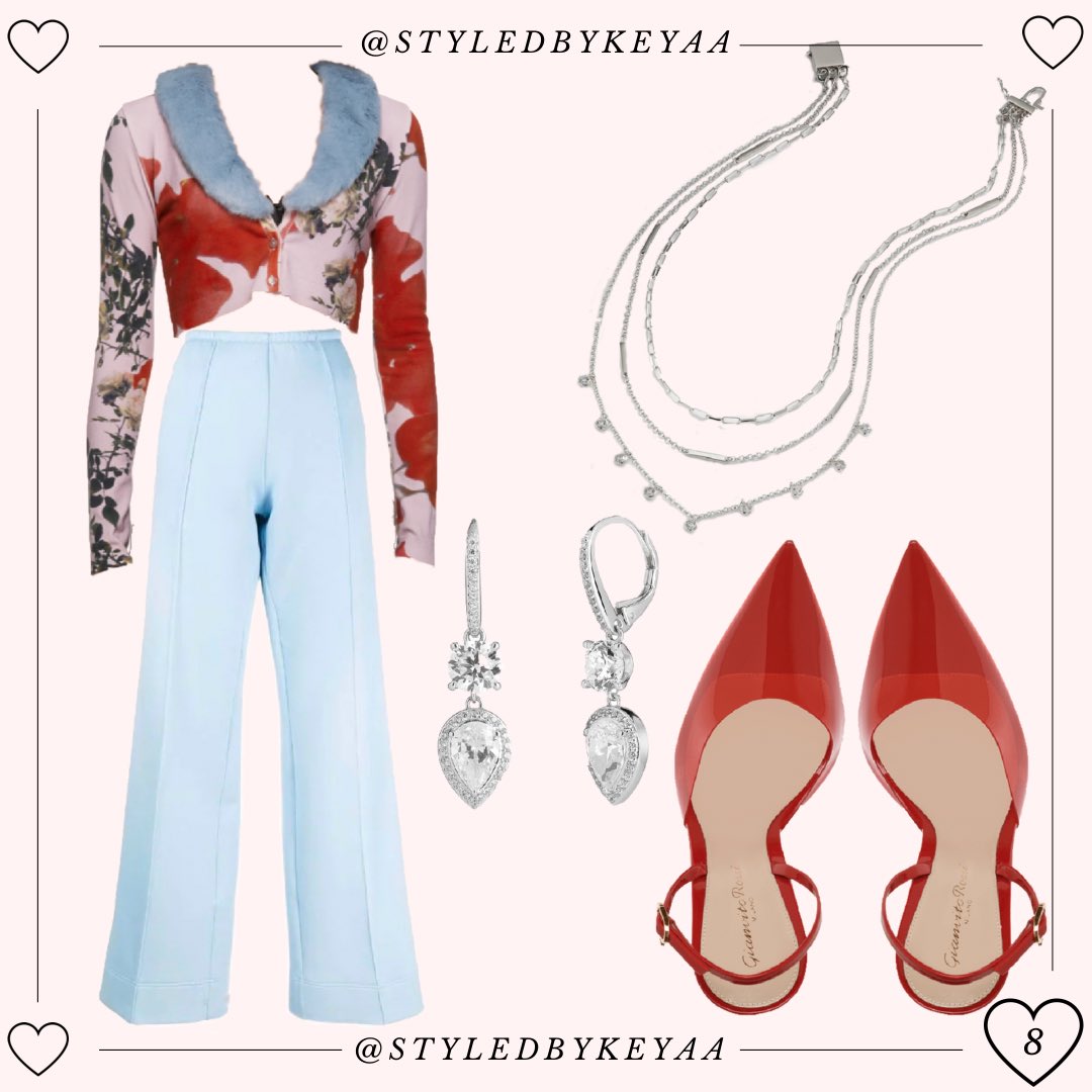 styledbykeyaa's tweet photo. 🦋♥️
-
-
Earrings: Nadri Jewelry
Necklace: Nadri jewelry
Top: Blumarine
Pants: Palm Angels
Heels: Gianvito Rossi
#styledbykeyaa https://t.co/s6tcNrWsEJ
