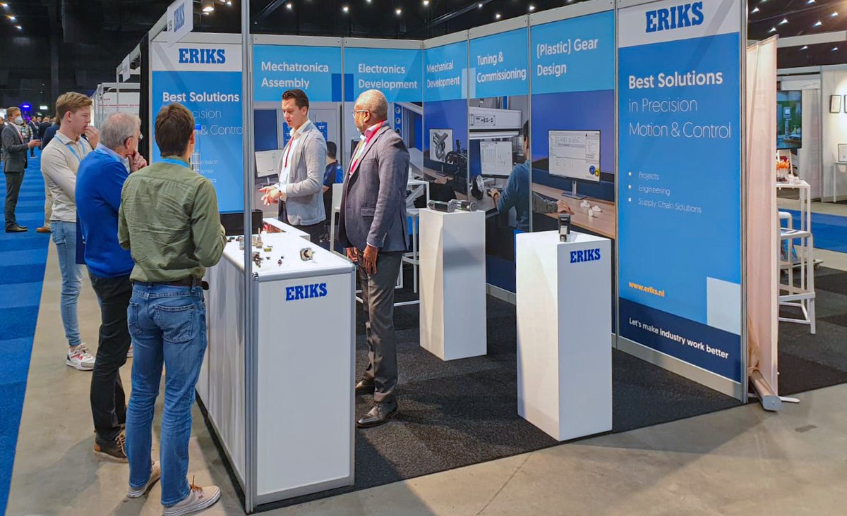 Ontmoet ERIKS vandaag 11 november op de 
<a href="/Precisiebeurs/">Precisiebeurs</a> in de Brabanthallen. Praat met onze precision &amp; motion control experts op stand 359.
Om 13:30 uur onze lezing "Hoe kan de #maakindustrie zich voorbereiden op de toekomst?"
#ERIKS #precisiebeurs #engineering #ASML #Nevat