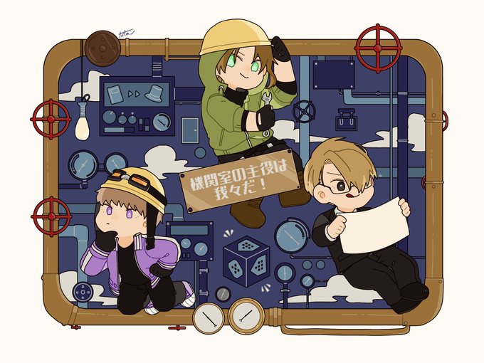 「hardhat short hair」 illustration images(Oldest)