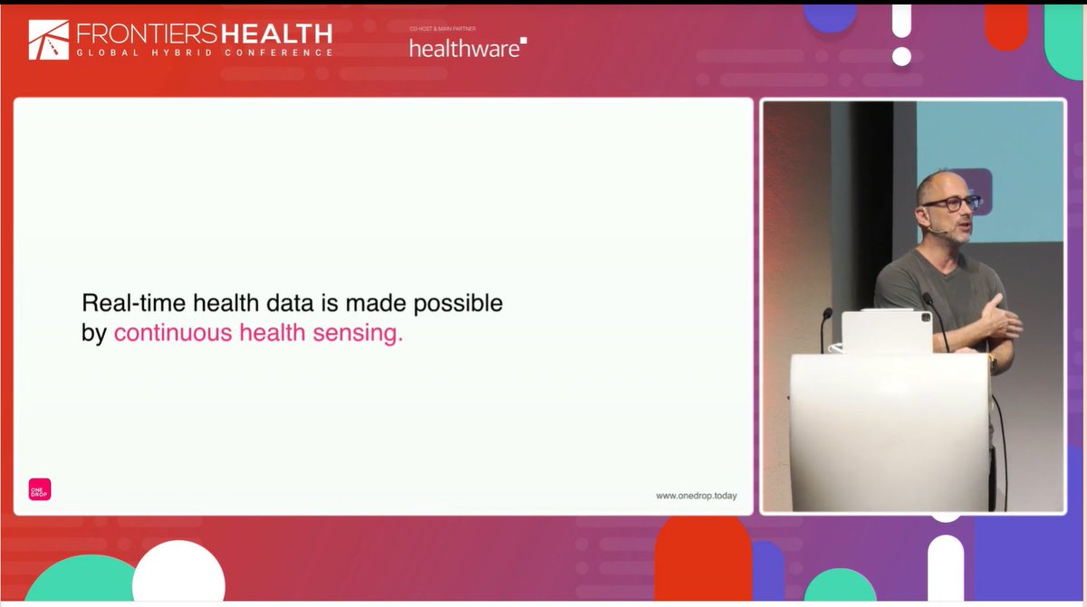 Dgtl_Health_ITA's tweet photo. .@jeffdachis, onedroptoday, ci racconta di come la #PrecisionHealth sia in grado di migliorare la vita di milione di persone costrette a vivere in condizioni di salute difficili in maniera cronica. Live ora a @FrontiersHealth #FH21 https://t.co/8PlHXks4ZF