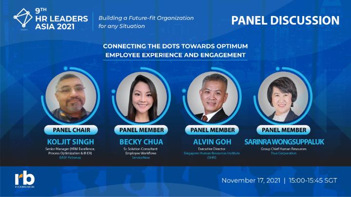Join esteemed panelists from BASF Petronas Chemical, True Corp, SHRI and ServiceNow on 17 Nov to discuss how to connect the dots towards optimum employee experience and engagement. 
Register now! 
https://t.co/1G9vzxlKvH https://t.co/RtBALPQyIM