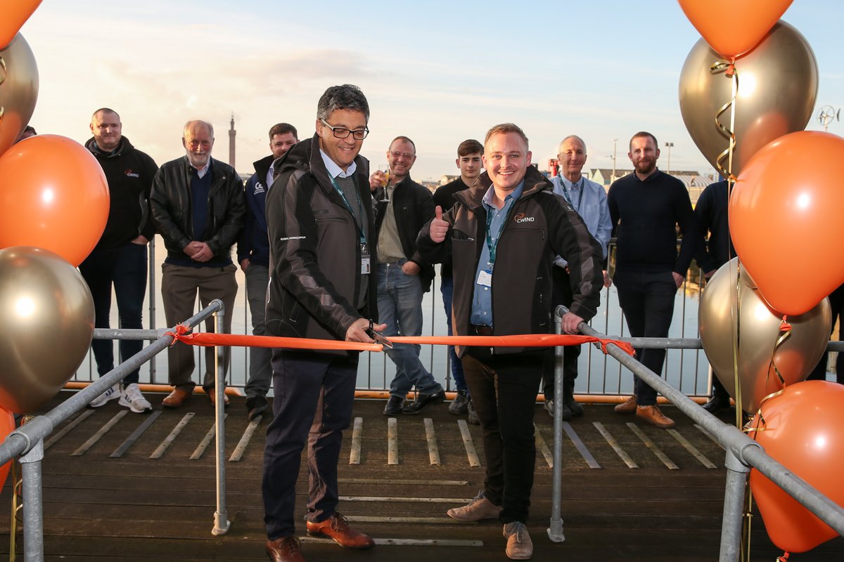 We’re proud to share the official opening of our CWind Training facility which marks the exciting launch of our fully-accredited marine &amp; offshore wind courses, available at: hubs.ly/H0-_y130

#COP26 #offshorewind #windindustry #windfarm #wqw2021