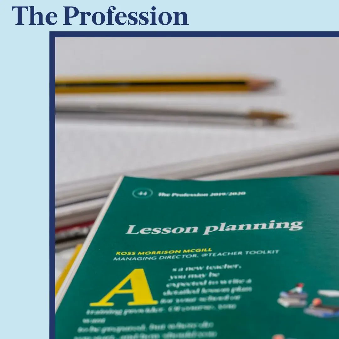 CharteredColl's tweet photo. The Profession - The annual publication for early career teachers contains articles on topics such as:

- Reflecting on my first year in the classroom
- Teacher wellbeing and workload
- Curriculum in the early years

Visit our website to access: https://t.co/j1ehSVxUvV https://t.co/icACDz5ZEk