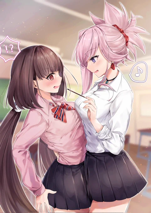 むさかべちゃんでポッキーゲーム🍫
#ポッキーの日 #FGO 