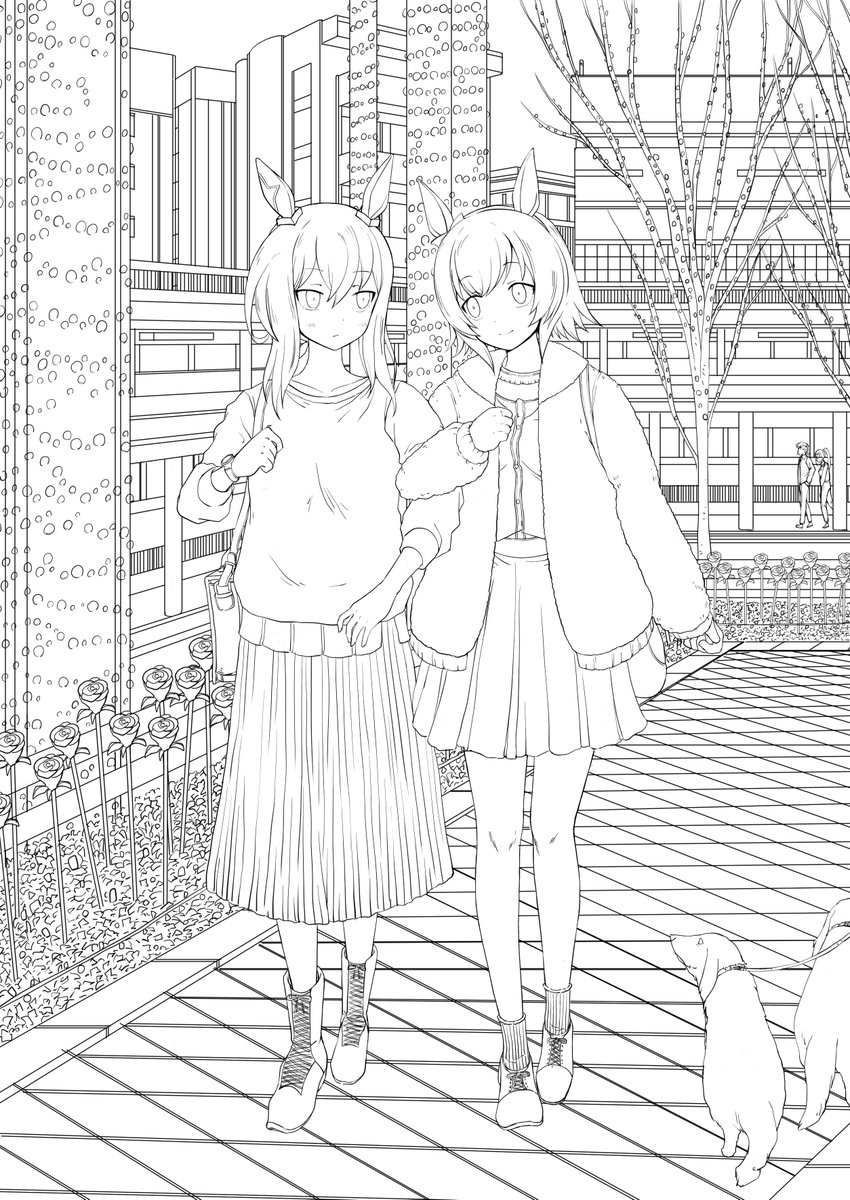 コツコツ進めてます
ドライアイだと線画してる時目がきついw 
