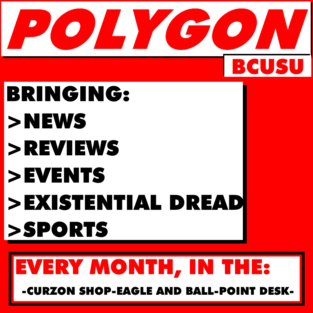 BcuPolygon's tweet photo. Get your copy of Polygon from all your favourite BCUSU locations!
#PolygonBCUSU #BCUSU https://t.co/1r6wIVHbQD