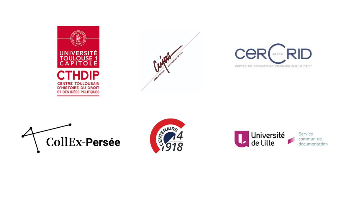Cujas_Bibli's tweet photo. 5/5 Cet enrichissement du corpus, en collaboration avec @BULilleDG, a lieu dans le cadre d’un projet @COLLEX_IR. L’exposition virtuelle, fruit d’un partenariat entre le #CTHDIP, @CERCRID_UMR5137 et @Cujas_Bibli, a reçu le label @Mission1418. https://t.co/h7uw8qc0TX