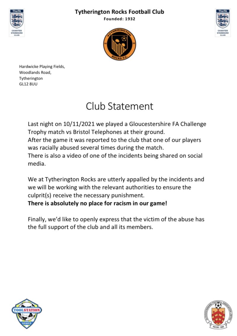 CLUB STATEMENT