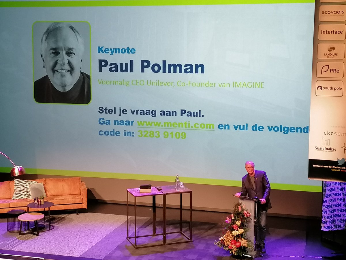 JolineHeus's tweet photo. "If you don't have a net zero plan, you're out. You belong to the dinosaurs". Het #nsc21nl wordt wakker geschud door @PaulPolman! @SDGNederland https://t.co/zDseK3vOKQ