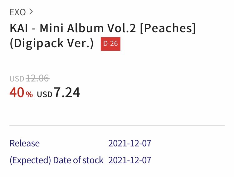 kaiarchived's tweet photo. ‼️ ATTENTION ‼️

The release date for Digipack version is on 12/7. If you’re planning to buy all versions, please buy the Photo Book and Digipack separately for the albums to be shipped during the first week. Only shipped albums will be counted towards Hanteo charts! https://t.co/QjmaNh1wYI