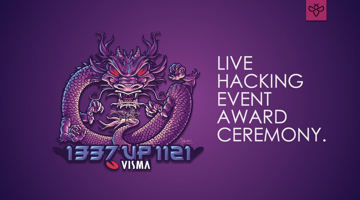 The <a href="/visma/">Visma</a> live hacking event is coming to an end and you are invited to join the award ceremony 🎉

Make sure to tune in today at 1pm (CET) during #VismaSecCon! Sign up over here 👉 visma-seccon.github.io

See you there! 

#HackWithIntigriti #1337up1121 <a href="/HackersMother/">Mother of Hackers</a>