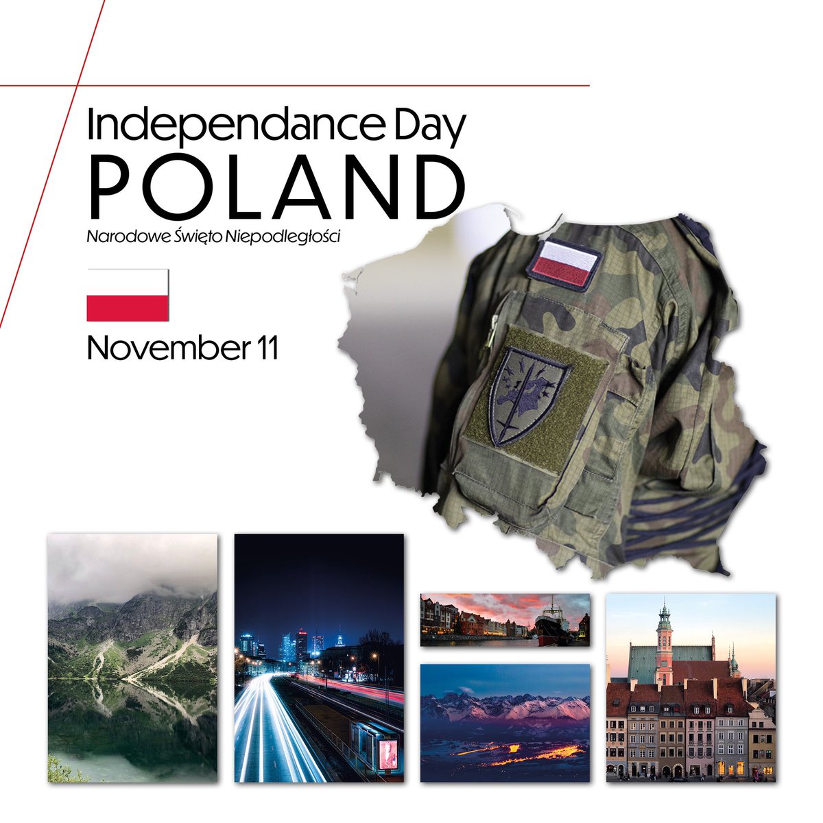 🇵🇱 Happy #IndependenceDay2021 to Poland! 🇵🇱

#11Listopada
#DzieńNiepodległości
#NarodoweŚwiętoNiepodległości