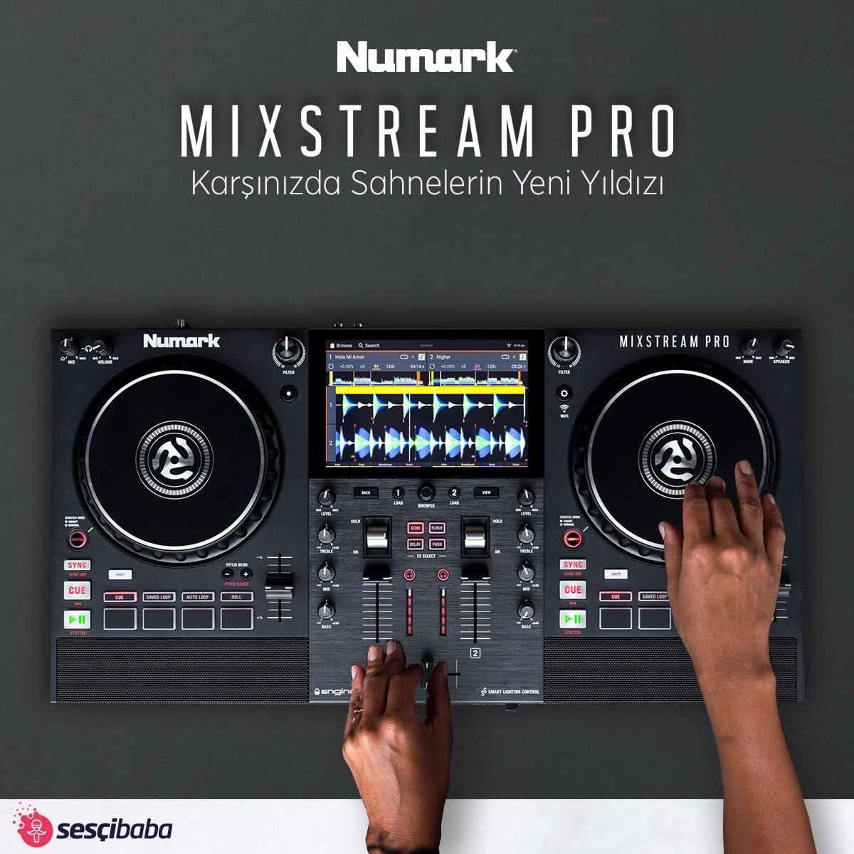 SesciBaba's tweet image. MIXSTREAM PRO
•
Karşınızda Sahnelerin Yeni Yıldızı!
•
Özellikler:
*İlk Stand-Alone DJ Kontrolcüsü
*Dahili Wi-Fi Özelliği
*Dahili Hoparlörler
*6” lik Dokunmaya Duyarlı Scratch Tekerlekler
•
💻 sescibaba.com
📞 0(212) 706 1052
•
#numark #mixstreampro #controller #dj