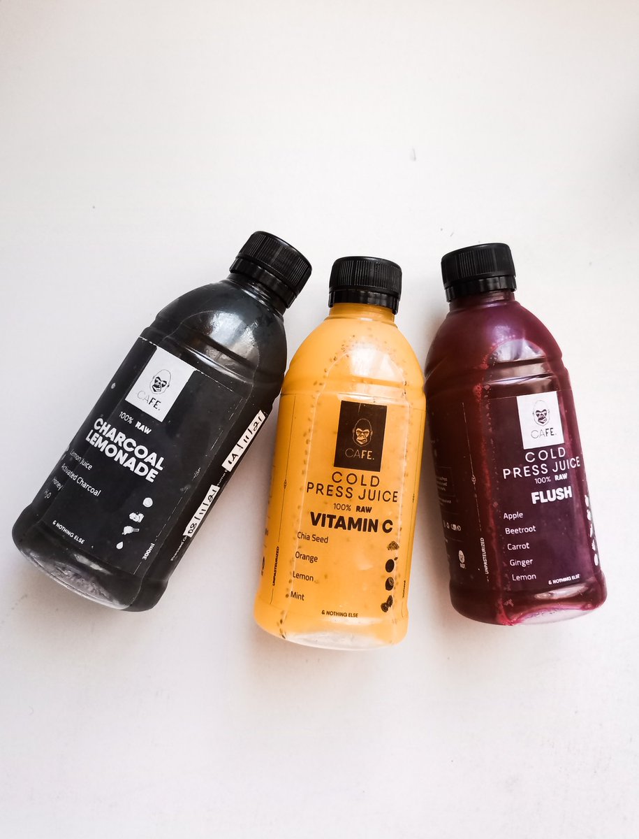 My new found obsessions.... Cold pressed Juices
.
.
.
<a href="/RefLivingraw/">REF. LIVINGRAW</a> 
My medicine after that crazy night out, pits my body immediately at ease.
.
.
#thursdayvibes #healthyliving 
#livingraw #blogger